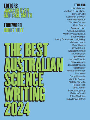 cover image of The Best Australian Science Writing 2024